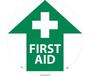 NMC WFS6 FIRST AID Textured Walk-On Floor Sign, 17"