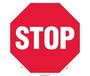 NMC WFS3 Walk-On Floor Sign "STOP", 17" x 17"