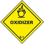 LABEL DOT SHIPPING OXIDIZER 5.1, PRESSURE SENSITIVE VINYL