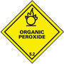 Dot and Shipping Labels, English, ORGANIC PEROXIDE 5.2, Vinyl, Adhesive Backed, Black on Yellow