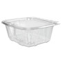 Dart® CH32DEF ClearPac SafeSeal rPET Tamper-Resistant Container, ProPlanet Seal, Flat Lid, 32oz, 6.4 x 2.6 x 7.1, Clear, 100/Bag, 2 Bags/CT