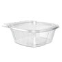 Dart® CH12DEF ClearPac SafeSeal Tamper-Resistant/Evident Containers, Flat Lid, 12 oz, 4.9 x 2 x 5.5, Clear, Plastic, 100/Bag, 2 Bags/Carton