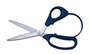 Self-Opening Shear, Straight, Blue, Stainless Steel, Ergonomic, Polished, Plastic, 9 in, Right Handed, Self-Opening, Meet USDA Standard