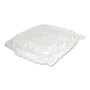 Dart® C89PST1 ClearSeal Hinged-Lid Plastic Containers, 8.31 x 8.31 x 2, Clear, Plastic, 125/Bag, 2 Bags/Carton