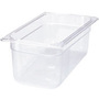 Rubbermaid® FG118P00CLR Clear Cold Food Insert Pan, 6" Deep
