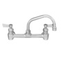 Kitchen Faucet, Wall Mount / Backsplash, 14 in, Swing Spout