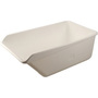 Vikan 69015 White No-Drain Angled Dump Tub 13.7 cu. ft.