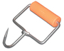 Dexter Russell 42050 Open Grip Hook Round Ribbed Handle, 4.5"