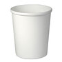 SOLO® H4325U Flexstyle Double Poly Paper Containers, 32 oz, White, Paper, 25/Pack, 20 Packs/Carton