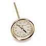 Non-Pocket Stem Dial Thermometer, 1-3/4 in, 0 to +220 °F, 10 in