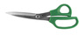 ARY Cutlery Ambidextrous Straight Shear With Green ErgoGrip Handle, 8"