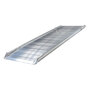 Vestil Aluminum Wheel Walk Ramp Overlapping Style 120 In. x 38 In. 2200 Lb. Capacity Silver