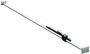 Vestil Heavy Duty Aluminum Round Cargo Bar 89 In. to 104 In. Silver