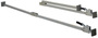 Vestil Galvanized One Piece Cargo Bar 87 In. to 119 In, Gray
