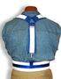 Suspender, Snap-On, Blue, X-Large