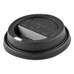 SOLO® TL1224TGB Solo Traveler Sip Through Lids for ThermoGuard Hot Cups, Fits 12, 16, 20, 24 oz, Black, 1,200/Carton