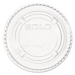 Dart® PL200N Portion/Souffle Cup Lids, PET, Fits 1.5 oz to 2.5 oz Cups, Clear, 2,500/Carton