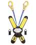 3M DBI SALA® Talon 3102000 Twin Leg Self Retracting Web Lifeline, Blue / Yellow, 6 ft, 310 lbs