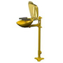 Halo, Eye / Face Wash Station, Pedestal Mount, Yellow