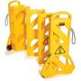 Rubbermaid FG9S1100YEL Mobile Barrier, 13 feet