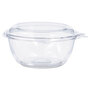 Dart® CTR12BD Tamper-Resistant, Tamper-Evident Bowls with Dome Lid, 12 oz, 5.5" Diameter x 2.6"h, Clear, Plastic, 240/Carton