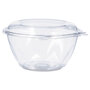 Dart® CTR32BD Tamper-Resistant, Tamper-Evident Bowls with Dome Lid, 32 oz, 7" Diameter x 3.4"h, Clear, Plastic, 150/Carton