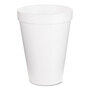 Dart® 12J12BG Foam Drink Cups, 12 oz, White, 25/Pack