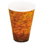 Dart® 12U16ESC Fusion Escape Foam Hot/Cold Cups, 12 oz, Brown/Black, 1,000/Carton