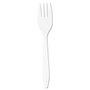 Dart® F6BW Style Setter Mediumweight Plastic Forks, White, 1000/Carton