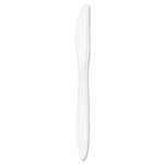 Dart® K6BW Style Setter Mediumweight Plastic Knives, White, 1000/Carton