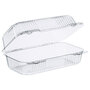 Dart® C35UT1 StayLock Clear Hinged Lid Containers, 5.4 x 9 x 3.5, Clear, Plastic, 250/Carton