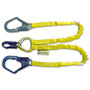 Honeywell Miller Manyard 231WRS-Z7/6FTYL Shock Absorbing Lanyard, Polyester, Yellow, 6 ft, Locking Snap Hook 310 lbs
