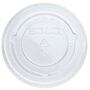 Solo®, Portion Cup Lid, Flat, Plastic, Clear, 3.1 in