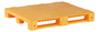 KitBin® PNH2001YL Solid Deck Pallet, 48 L x 40 W in, Yellow