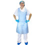 2 Mil Blue Disposable Apron Polyethylene 46" x 28"