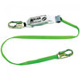 Miller®, Shock Absorbing Lanyard, Webbing, Green, 6 ft, Locking Snap Hook, 400 lbs