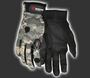 MCR Memphis Mechanic Gloves 924WW, Black Synthetic Leather Palm w/Camo back and LED Lights