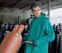 2-Piece Rain Suit, PVC / Polyester, Storm Flap Front with Zipper, Snap