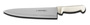 Chefs Knife P94802 10" White Polypropylene Handle