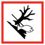 Dangerous for Environment GHS Pictogram Label, Pressure Sensitive Vinyl, 2X2