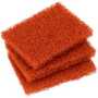 3M 7000027574 Scotch-Brite Quick Clean Heavy Duty Griddle Pad, Orange