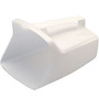 Rubbermaid FG288500WHT Polycarbonate White Utility Scoop, 64 oz.