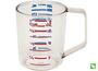 Rubbermaid FG321000CLR Bouncer Clear Poly Measuring Cup, 8 oz