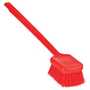 Vikan 410814 Colorcore - Long Handle Scrub Brush Red