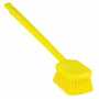 Vikan 410816 Colorcore - Long Handle Scrub Brush Yellow