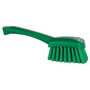 Vikan 41982 Short Handle Washing Brush, 10.6", Soft, Green