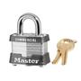 MasterLock 3KA3210 Laminated Steel Safety Padlock, Keyed Alike