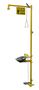 Halo S19314LL Combo Drench Shower and Eyewash Station, Floor Mount, Yellow