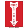 Fire Extinguisher Location Sign OSHA 10 x 7 Aluminum
