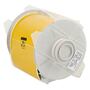 Printer Tape, Vinyl Film, Gloss, Yellow, 4 in, 100 ft